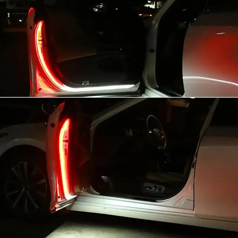 Universal Side Door Welcome Light Strip 120cm Atmosphere Lamp Safety Warning Streamer Lamp Waterproof Decorative Signal Lamp