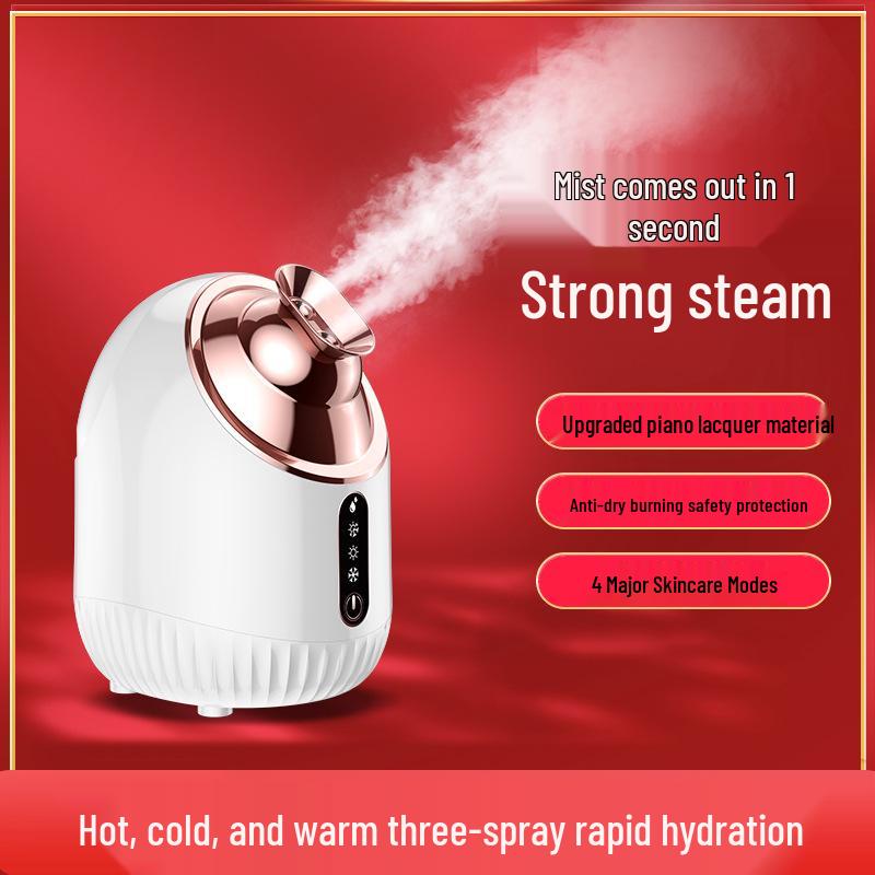 Dual-Function Hot & Cold Facial Steamer for Hydration and Pore Opening