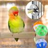 Bird Stand Perch Toy with Rotating Balls Creative Rotating Bell Balls with Perch Puzzle Bird Perch Spinner Toy Anti-Slip Bird