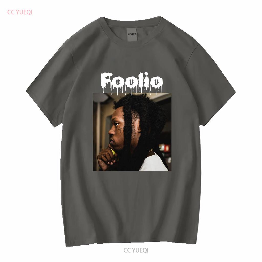Foolio Rapper NEW Memory Black T Shirt Short Sleeve S To 5XL Vintage Washed Slightly Top For Everyday Wear Breathable