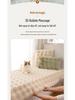 Cream Plush Bedroom and Balcony Rug - Velvet-Like Imitation Rabbit Fur.