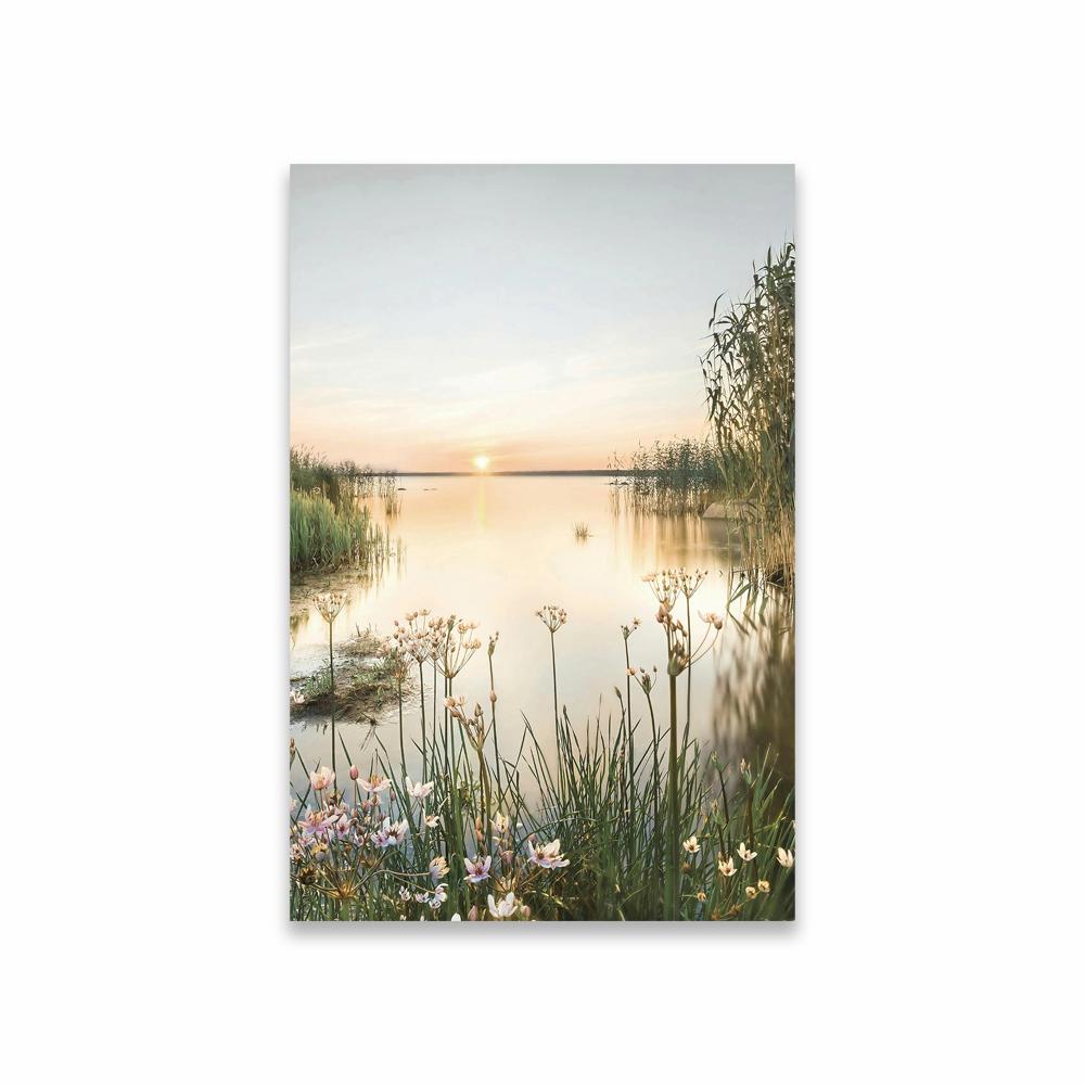 Path to the Beach Poster Vintage Landscape Travel Print Wall Art Poster Nature Travel Landscape Art Canvas Painting Bedroom Art 21X30CMNo Framed