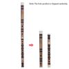 Pluggable Handmade Bitter Bamboo Flute Dizi Traditional Chinese Musical Woodwind Instrument In E Key for Beginner Study