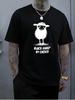 Black Sheep By Choice Unisexs Crew Neck T Shirt Sketch Sheep Graphic Short Sleeve Tee Individual Spirit Casual Male Street Tops