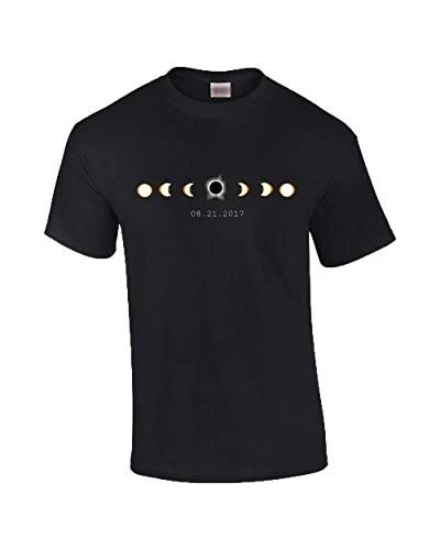 

Total Solar Eclispe 2017 Adult Tee Shirt Black S