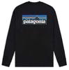 Patagonia Logo Size 5 Colors P-6 Responsibili-Tee, M/L/S, 38518, Available, SUYE/WHITE/BLK/GLH/CNY (Black, XS)