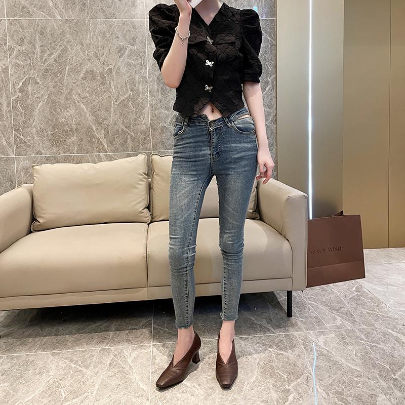 Mode Square Toe High Heels Damen Flachmund Einzelne Schuhe Frühling und Herbst Neu Retro Spleißen Dicker Absatz Damenschuhe