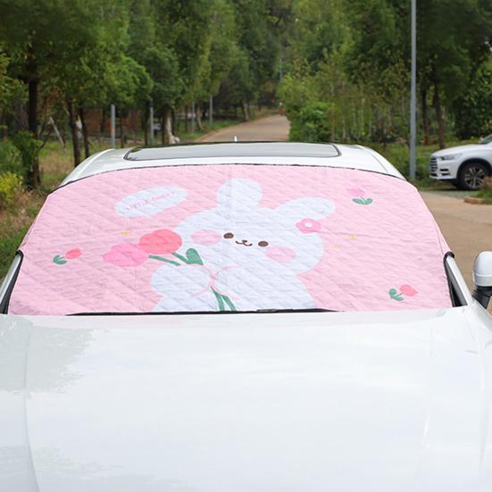 Portable Windshield Frost Guard Folding Easy To Install Anti-Frost