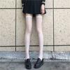 Sexy Lace Over Knee Socks Suspender Integrated Socks Pure Contrast Stockings Black Silk Half Suspender Sy