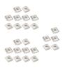 25-Piece Carbon Steel T-Slider Nuts (M6) for 30-Rail Aluminum Frames, Aluminum Profile Accessories