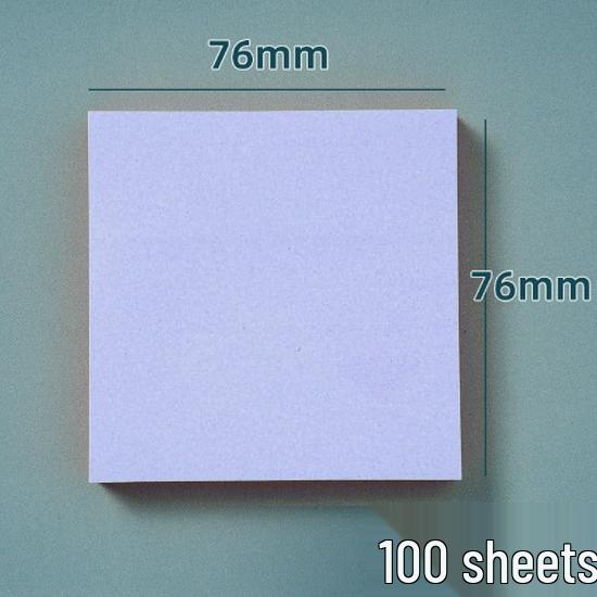 Message Sticky Notes: Colorful, Creative Convenience, 76x76mm, 100 Sheets for Office.