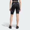 Adidas X Stella McCartney Letter Logo Print Colorblock Fitness Shorts Women Bottoms Black IB6804