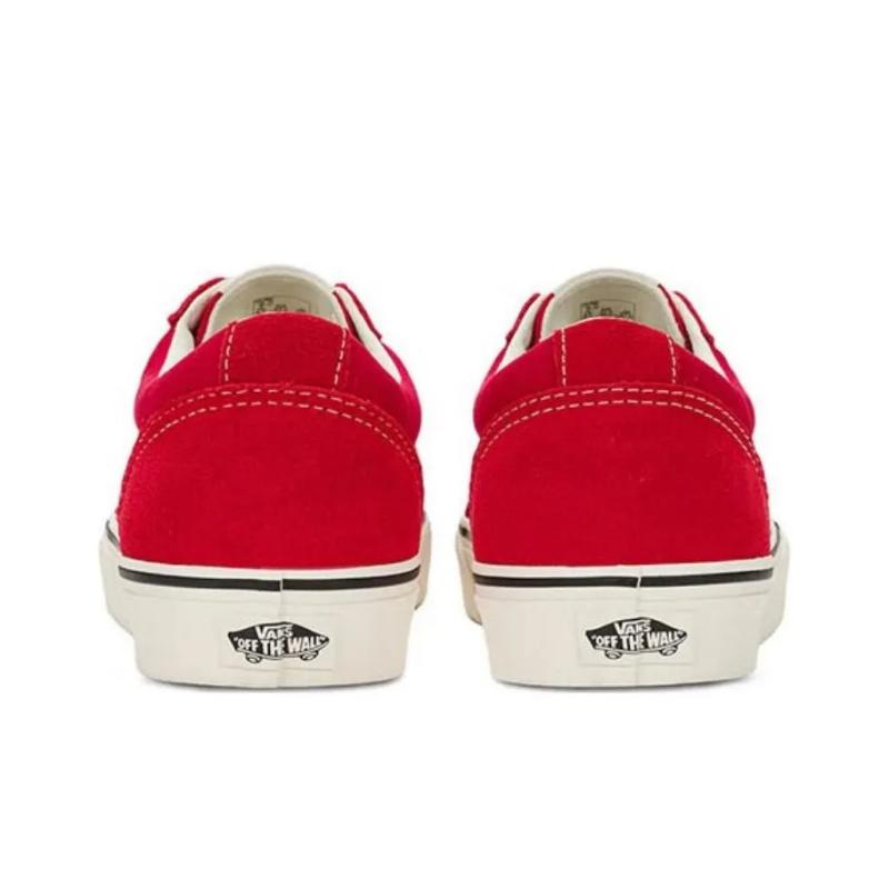 Vans Ward Fashion Versatile Comfortable Shock Absorbing Durable Low Top Casual Shoes Kids Sneaker Red VNOA5HTSBOP