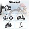 Motorcycle Phone Mount with 360 Degree Rotation Secure Auto Shrink Grip Easy Installation Attachment for Navigation Rack