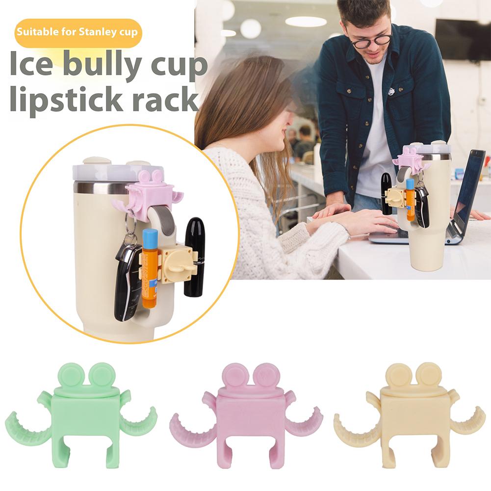 Lipstick Ring Holder Prevent Loss Chapstick Holder Multifunctional Lipstick Storage Clip for Stanley 30oz/40oz Cup Accessories