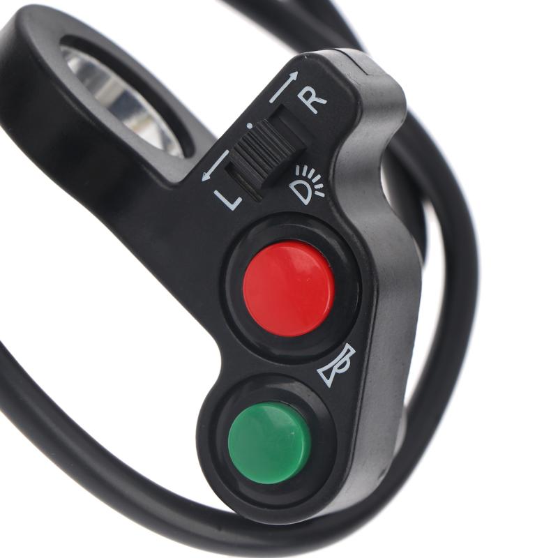Motorcycle Scooter 7/8" Handlebar Horn Turn Signals Lights Controller Switch Motorcycle Modified Parts Handlebar Switch