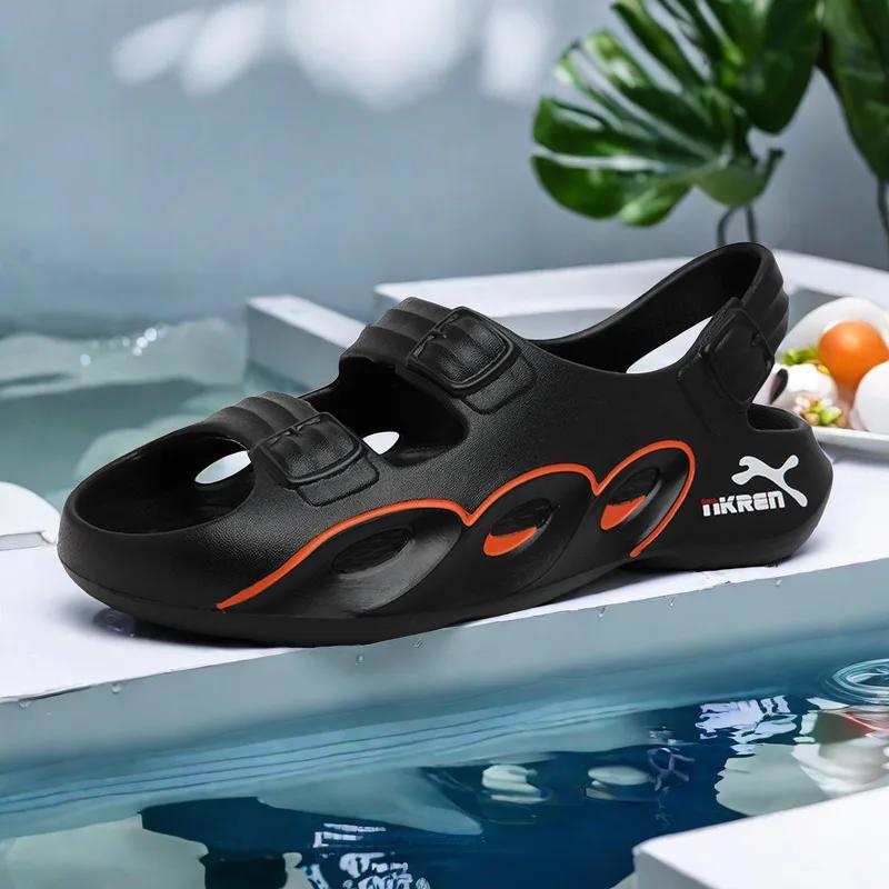 Fitness Beach Shoe Kawaii Shose For Man Luxury Tennis Slide Slipper Elderly Men's Summer Flip Flops Thick Sole Tennis Plateform