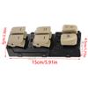 Master Driver Side Power Window Fit for Hyundai Sonata 2011-2015 Master Power Window Switch Auto Window Control 93570-3S000