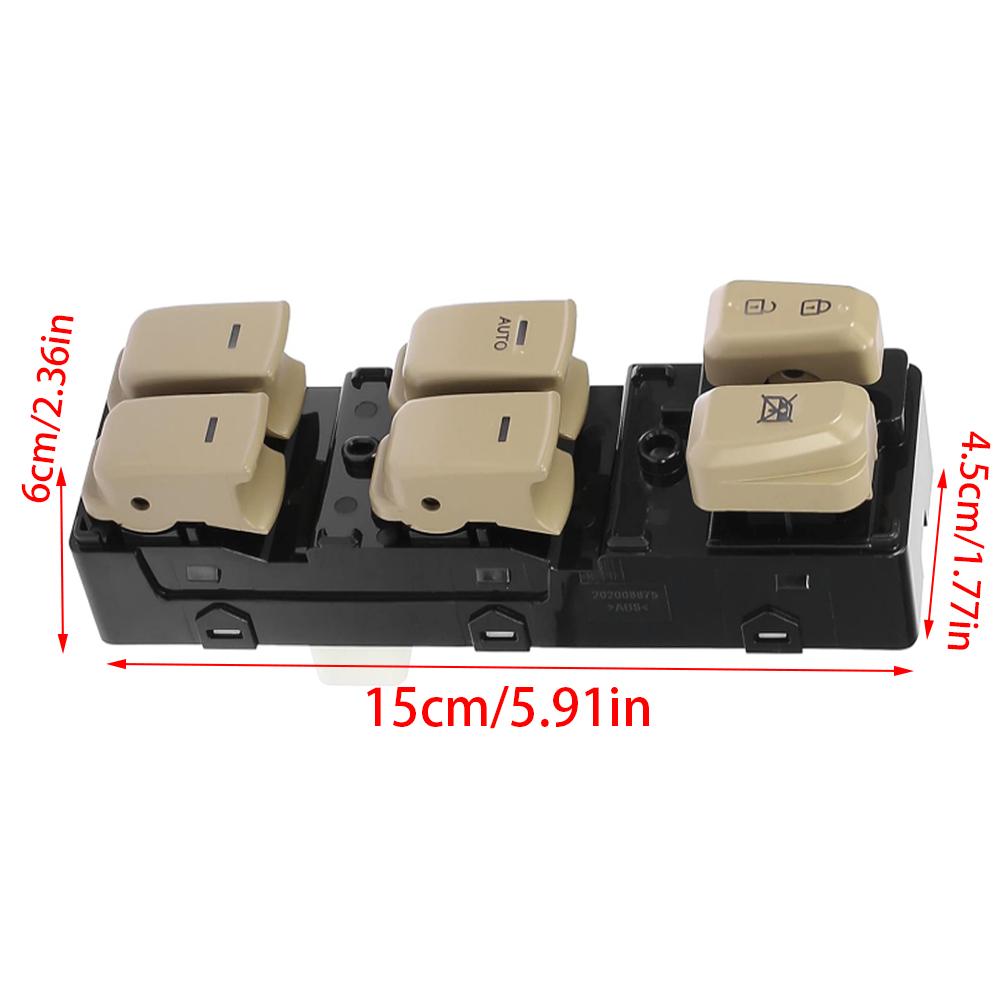 Master Driver Side Power Window Fit for Hyundai Sonata 2011-2015 Master Power Window Switch Auto Window Control 93570-3S000