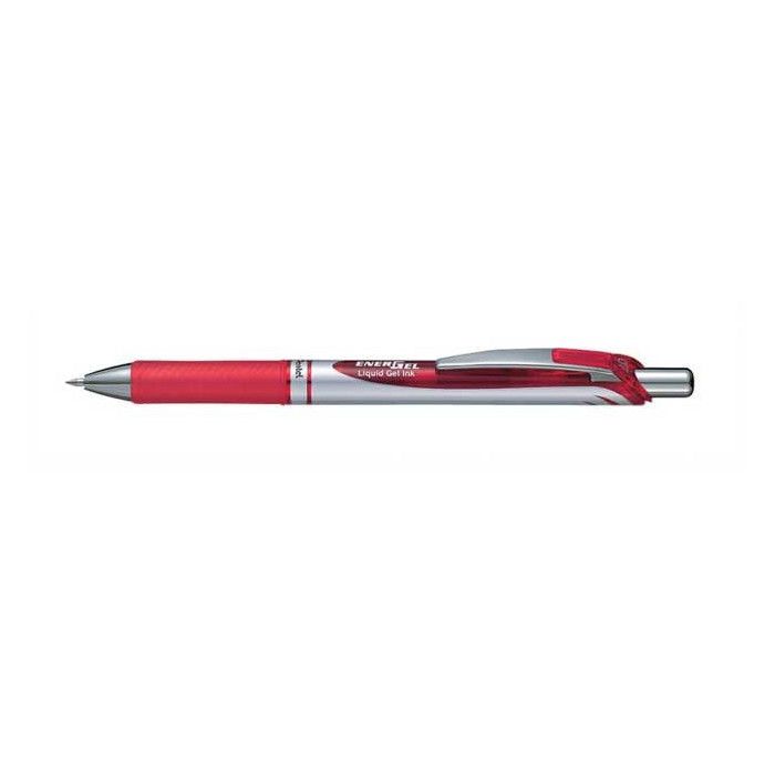 Stylo à bille - Pentel - Energel Xm Bl77 - Rouge - Encre gel - Paquet de 12 pièces