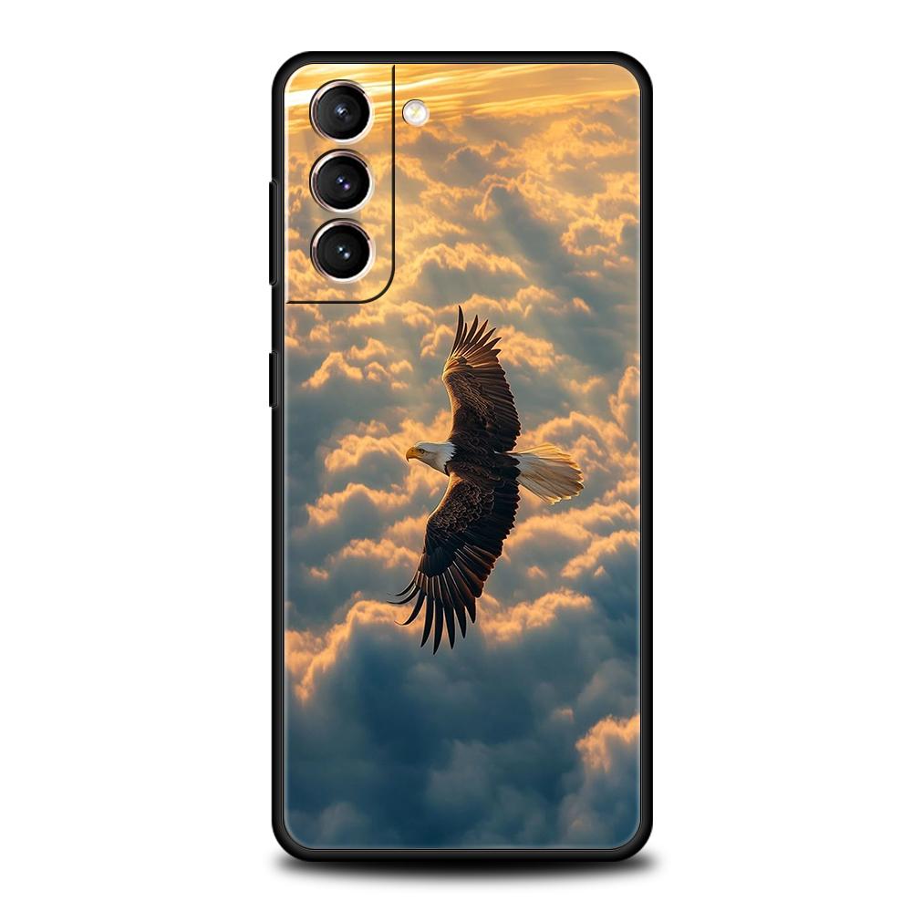 Eagle Phone Case For Samsung Galaxy S25 Edge S24 S23 S22 Ultra S20 S21 FE 5G S10 S9 Plus S10E Soft Cover