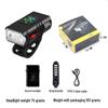 Aluminum Alloy Bike Headlight & Taillight Set: High-Brightness with Power Display for Night Riding
