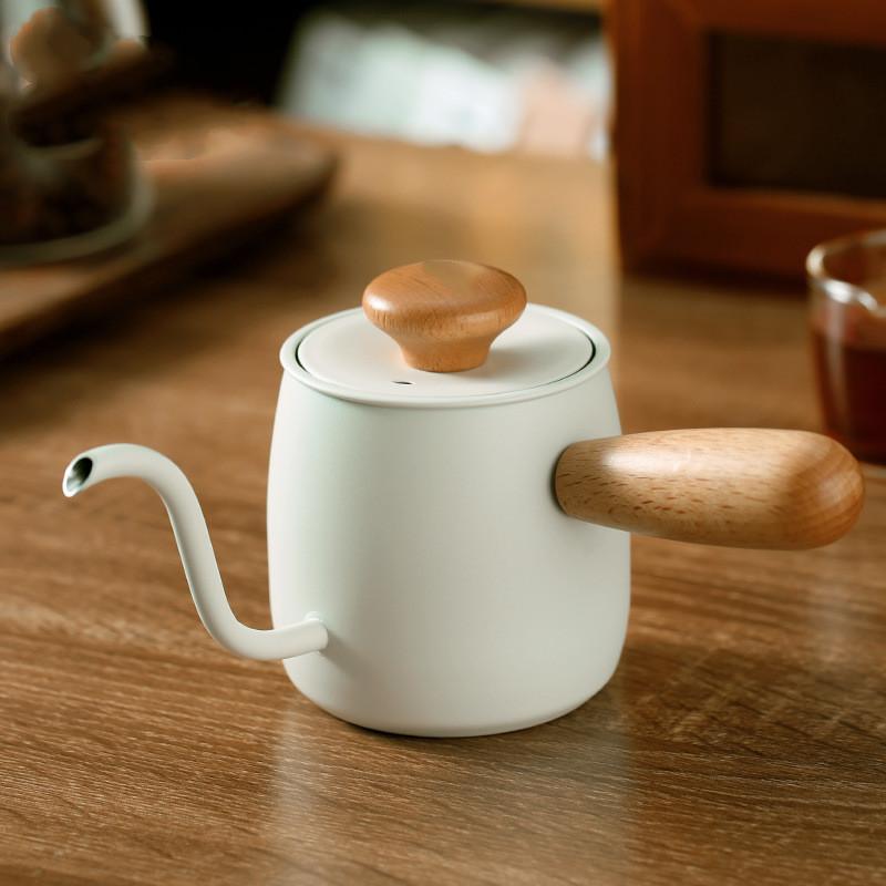 

Hand Made Coffee Pot Stainless Steel Long Mouth Thin Mouth Hanging Ear Special Tea Infuser Filter Pot High Appearance Level