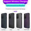 Magnetische Hülle aus Kohlefaser für Samsung Galaxy S25 Edge S24 Ultra S23 FE S22 S21 Plus S20 FE Stoßfeste Bumper-Abdeckung S25 Plus