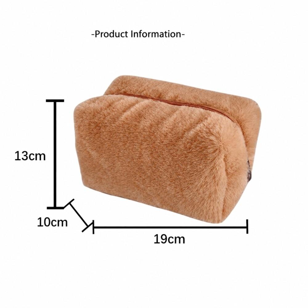 Plush Fabric Plush Storage Bag Multi Candy Colors Portable Plush Hand Pouch  Daily Sundries Storage