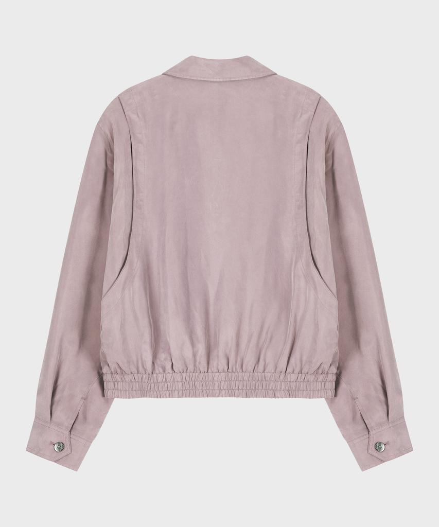 Noirer Fluid Swing Top Jacket (Ash Pink)