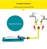 Automatic Oscillating Sprinkler for Lawn, Garden & Agriculture