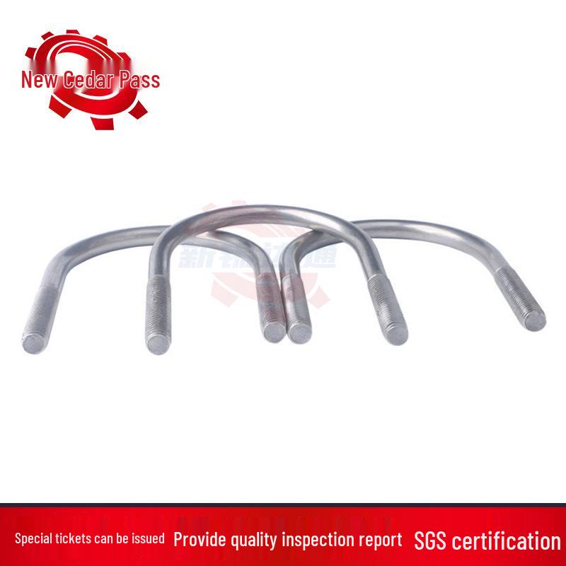 Hot-Dip Galvanized U-Bolt Pipe Clamp Clip with National Standard Thread