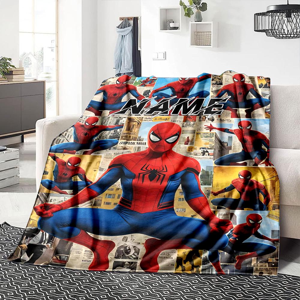 Custom Name Wolverine Superhero Artwork blanket for Couch & Bed, Plush Cozy Fuzzy Blanket Super Soft & Warm Blankets for Fall and Winter. 09088