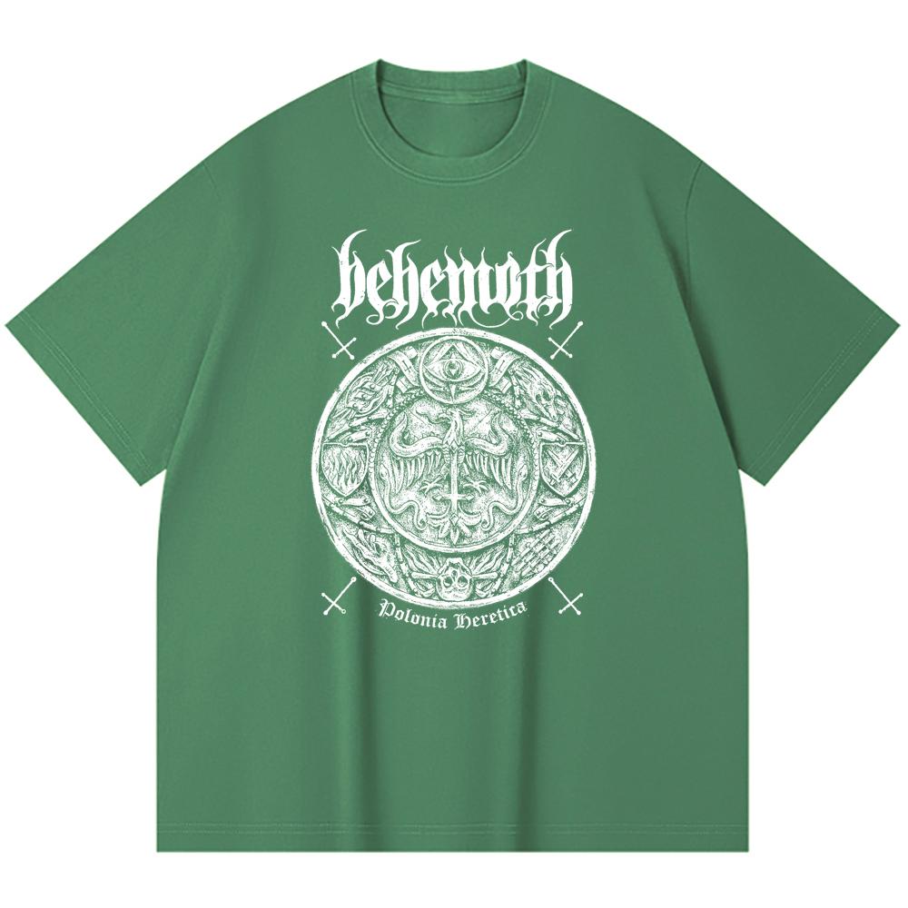 230 Gsm 100% Cotton Heavy Metal T-Shirt Rock Band Popular Music Print Unisex Heavy Cotton T Shirt