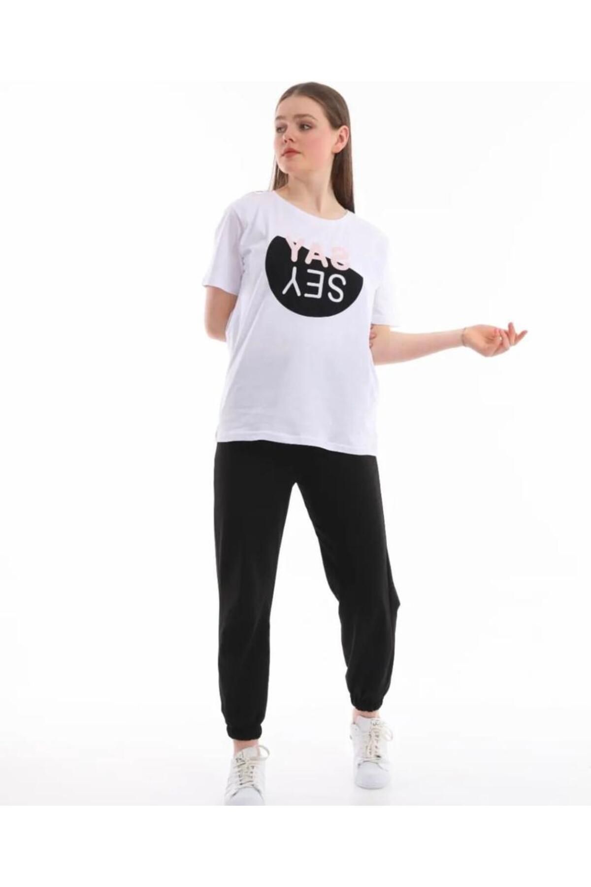 

Женский модный спортивный костюм большого размера, летний спортивный костюм из 100% хлопка большого размера, специальное производство Say Yes, цифровой принт 2XL