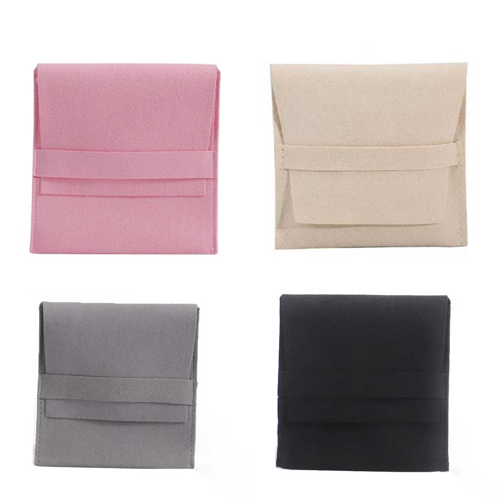 Ohrringe Halskette Beutel Schmucktasche Ring Mikrofaserbeutel Aufbewahrung Geschenke Organizer Auslage Weihnachtsfeier Beutel