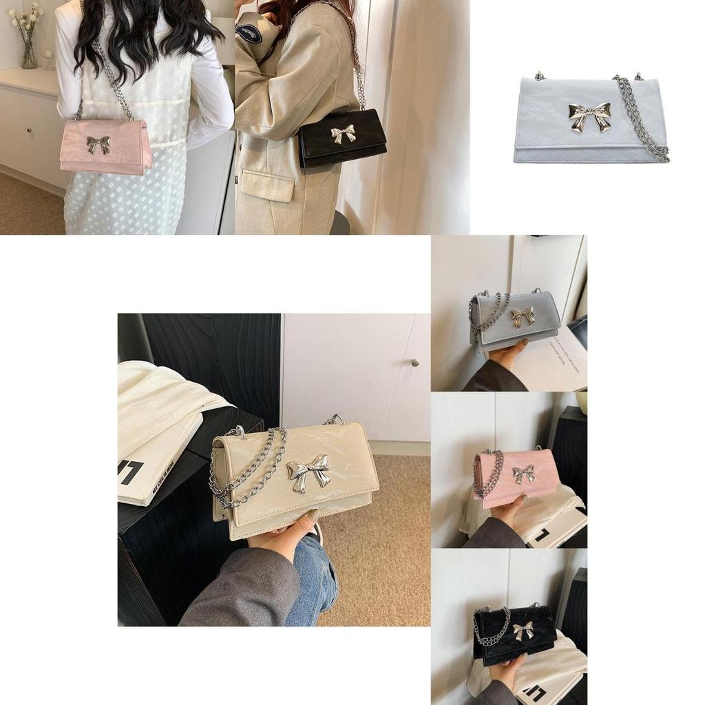 Chic Street Style Chain Shoulder Bag Fashion Trendy Small Square Bag For Women