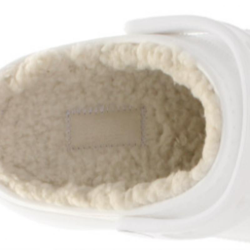 Crocs Classic Platform Lined Clogs Tulle 207938 100 White