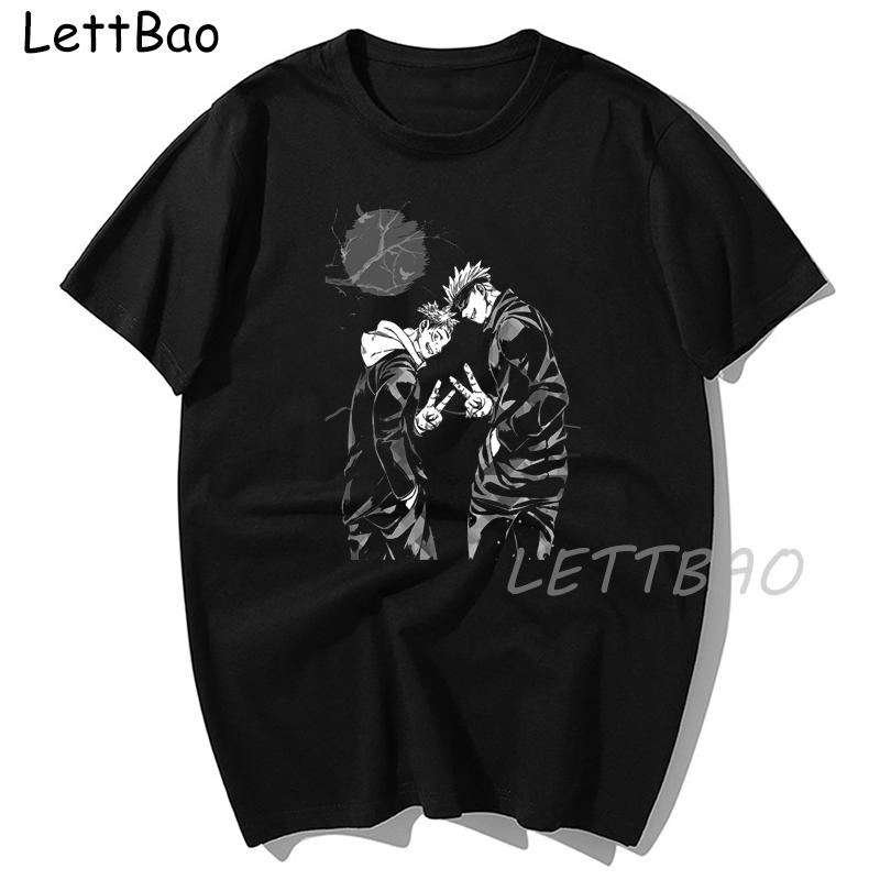 Harajuku T Shirt Jujutsu Kaisen Anime Graphic Tees Men S Clothing Punk Casual Tees Plus Size