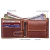 Zeus Caramel Brown Leather Wallet for Men