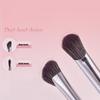 Double Headed Eyeshadow Brush For Powder Eyeshadow & Eye Liner Makeup Travel Friendly Cosmetic Tool