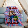 Personalized Custom Name Blanket - Arale Norimaki Print Design,Blanket for Sofa,Bed,Travel,Camping - Soft and Warm, Great Gift