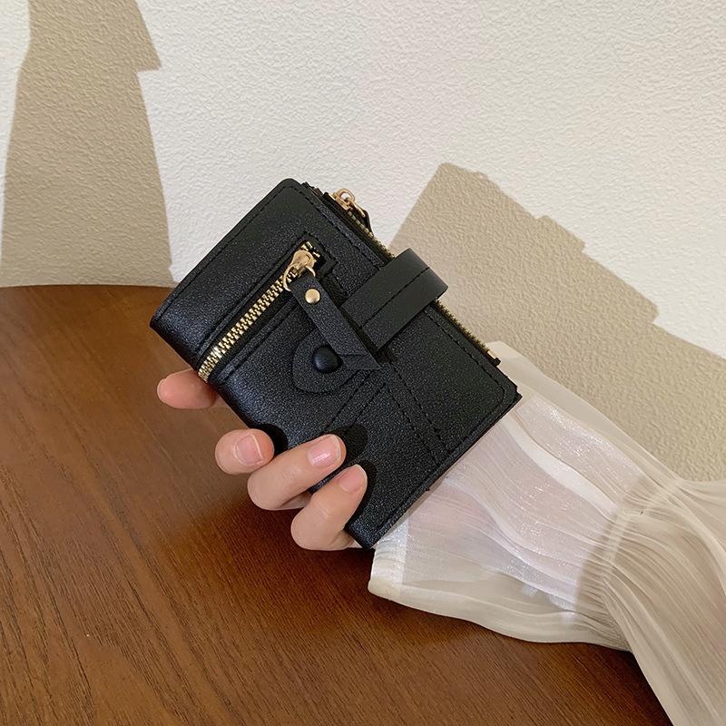 Women's wallet ins women's small wallet women's high-end short wallet multi-functional change bag