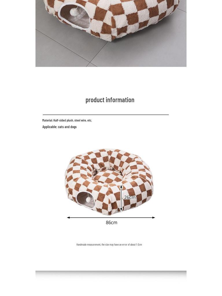 S Şekilli Sınır Ötesi Kedi Tüneli: Özelleştirilebilir ve Sökülebilir Evcil Hayvan Yuvası