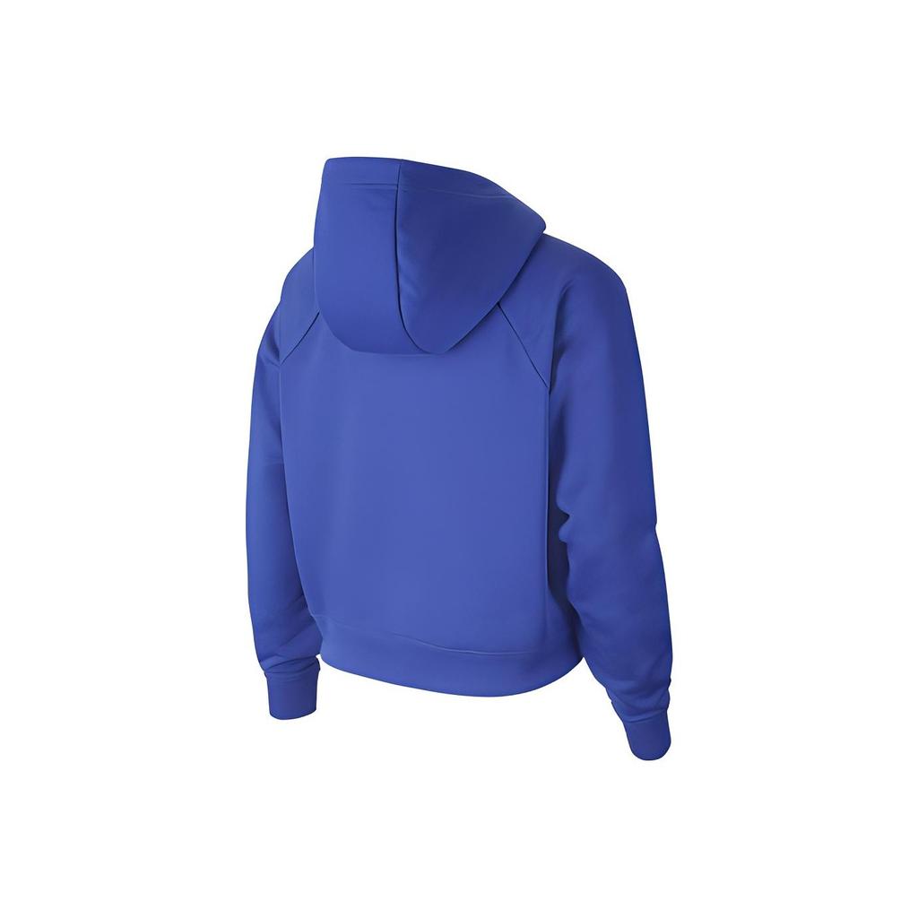 Nike Solid Color Short Sleeve Hooded Sweatshirt Women tops Blue CU5677-430