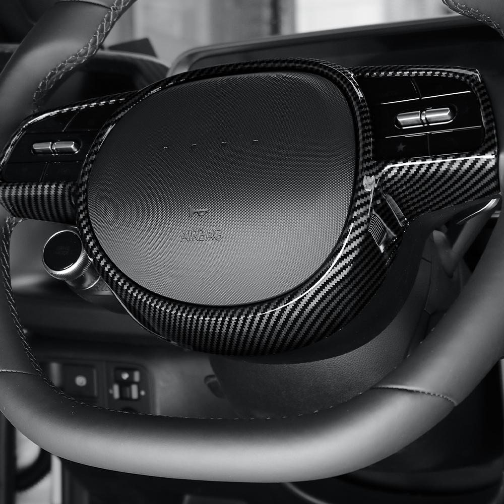 Für Hyundai IONIQ 5/IONIQ 6 2026-2026 Auto Lenkradabdeckung Lenkradblende Auto Innenraum Dekor Zubehör