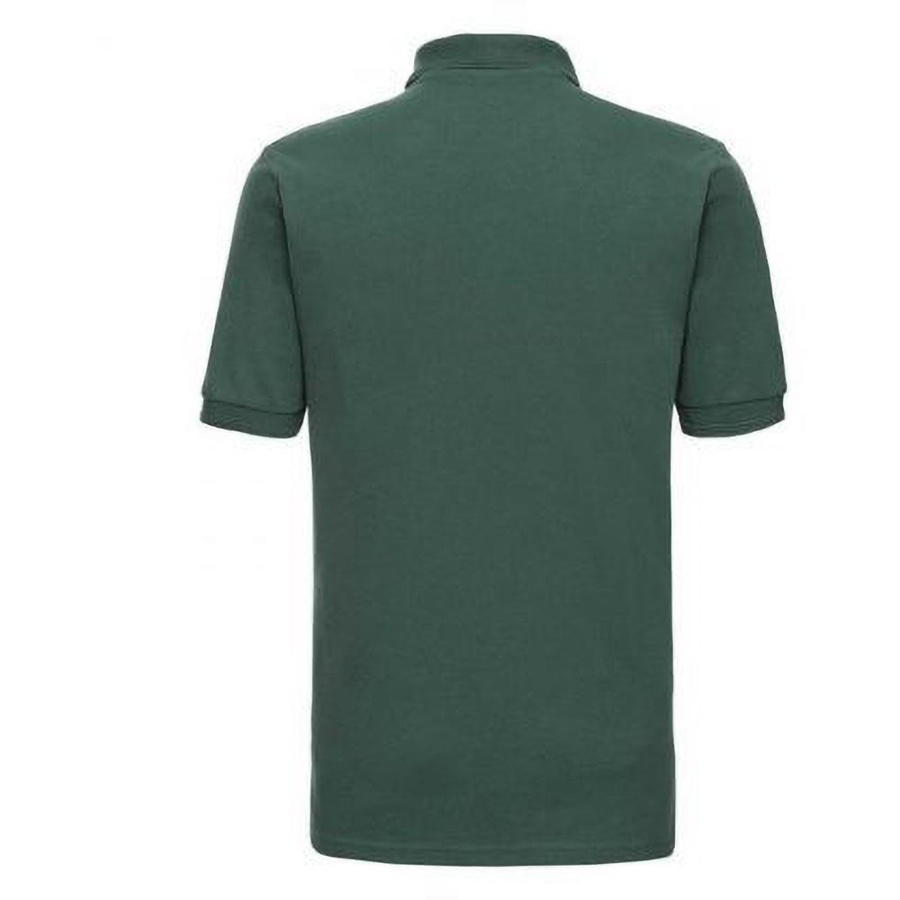 Russell Mens Ripple Collar & Cuff Short Sleeve Polo Shirt
