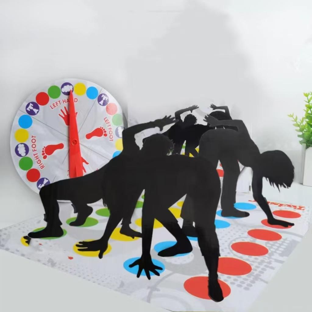 Family Party Twister Game Indoor and Outdoor Toys Wiggle the Body Movement of Children Play Mats