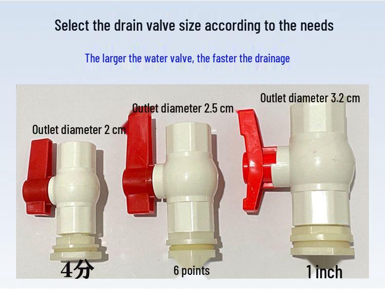 Durable Rectangular Aquaculture Tank with Drainage & Net Cover for Home Fish and Turtle Raising