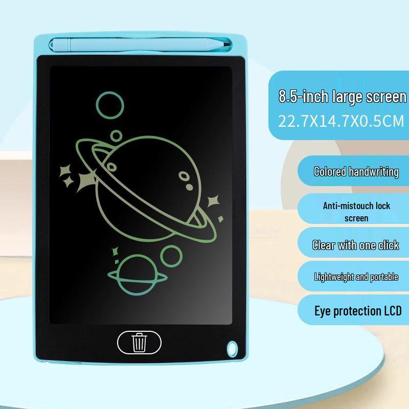 

Детская ЖК-доска для письма и рисования: Многоразовая электронная доска и образовательная игрушка As shown in the picture